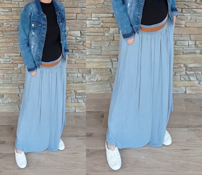 Delux sukně s kapsami - like jeans