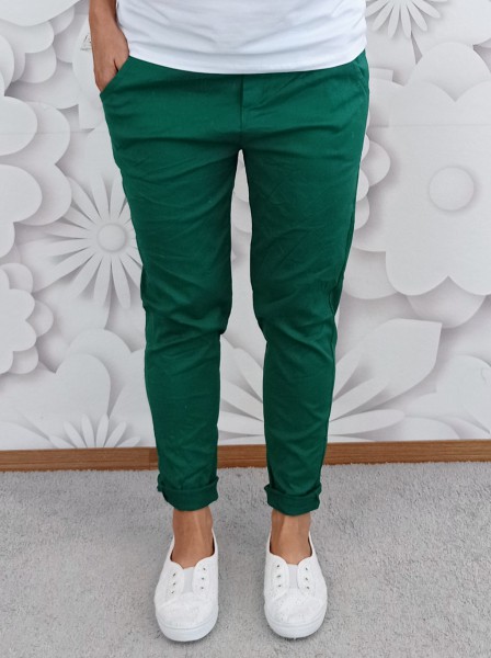 LUX riflové kalhoty - zelené