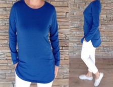 Bavlněná tunika - delší triko SPRING - modrá