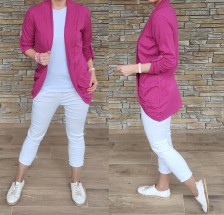 Bavlněné bolerko - cardigan - úžasná barva