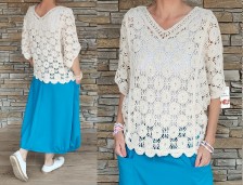 Delux cardigan SUMMER - béžový