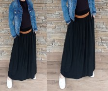 DELUX sukně s kapsami - černá