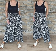 Dlouhé šaty SABRINA - bez rukávů - ANIMAL NEW