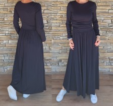 Dlouhé šaty STYLE - tmavě modré