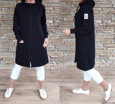 Dokonalý mikinový kabátek SPRING - vel L/XL - tmavě modrý