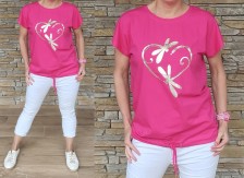 Halenka dole na stažení SIMPLE - fuchsia