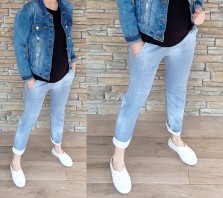 Kalhoty baggy LIKE JEANS - světlé - vel XL/XXL