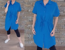 Košilové šaty PALL - modré