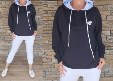 Krásná mikina COOL - tmavě modrá