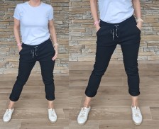 Kvalitní kalhoty BUTIK - černé