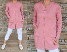 LUX cardigan - kašmír - 2velikosti - pudr