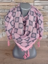 LUX šátek ELEGANT - růžový