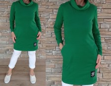 LUX šaty WINTER - zelené