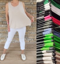 LUX tílka - hrubý lem - velikost XL-2XL - více barev