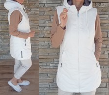 LUX vesta ADRIANA  vel S-XXL - smetanová
