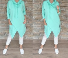 Mikinové šaty - mikina  ATYP - mint