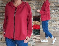 Nádherná 'máslová' parka na zip - více barev