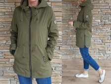 Nádherná parka - krásná khaki - vel S-XXL