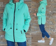 Přechodová parka KAME - vel S-XXL - krásná mint