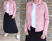 Riflová bunda KLASIK - starorůžová - více velikostí