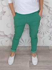 Riflové kalhoty BASIC - zelené