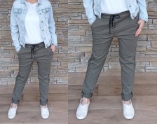 Riflové kalhoty PERFECT - khaki L/XXL