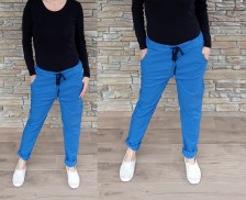 Riflovo plátěné kalhoty PERFECT - modré