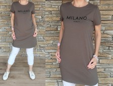 Tunikové šaty MILANO - khaki