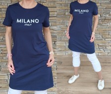 Tunikové šaty MILANO - modré