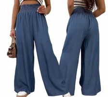 Volné kalhoty JEANS - tmavé