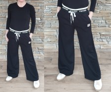 Volné kalhoty TRENDY - černé