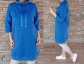 Butikový kousek - mikinové šaty HELEN - modré