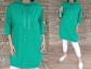 Butikový kousek - mikinové šaty HELEN - zelené