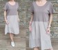 Delux balónové šaty BUTIK - capucino