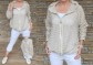 Delux letní cardigan - béžový