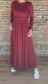 Dlouhé šaty STYLE - bordo
