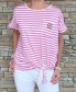Halenka BUTIK s pruhy - fuchsia