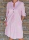 Košilové šaty BUTIK s vyšitím - pink