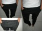LUX baggy kalhoty s kamínky - šedé S/M a L/XL