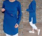 Mikinové šaty MELANI - modré