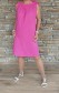 Mušelínové šaty - francouzský styl - fuchsia