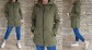 Nádherná parka - krásná khaki - vel S-XXL