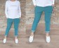 Riflové kalhoty KLASIK - smaragdové