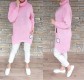 Rolákový svetr ATYP - baby pink