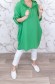 Sportovní šaty s kapucí - zelené - vel L/XL