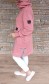 TOP mikinové šaty - mikina MAYA - růžová