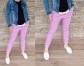 Top riflové kalhoty - lila