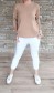 Trendy halenka - svetřík LUXURY - camel