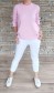Trendy halenka - svetřík LUXURY - pink