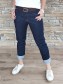 Úžasné rifle s páskem DENIM DARK - více velikostí